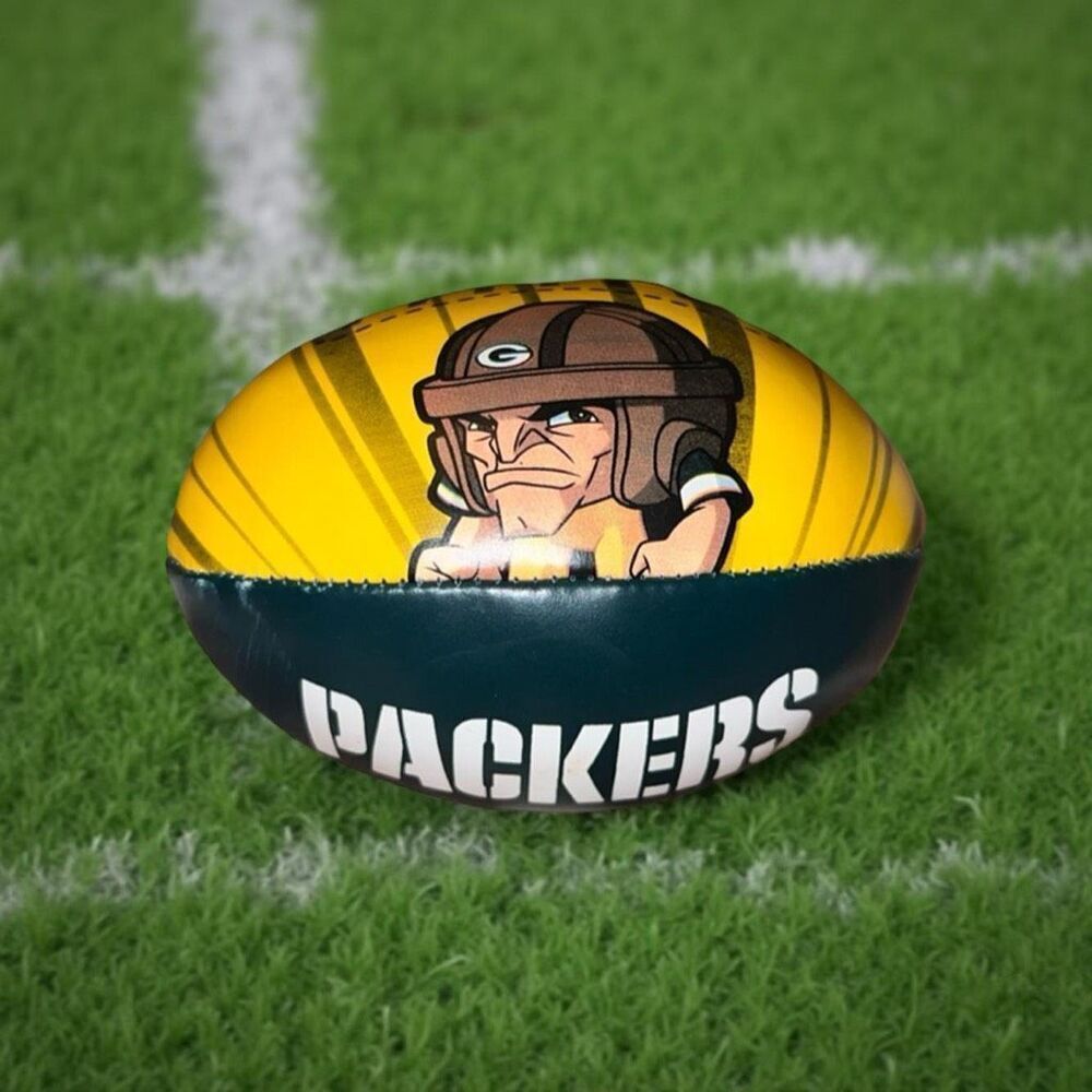 2015 Green Bay Packers Mini Soft Football “Packers Rushers” 4-5” P15